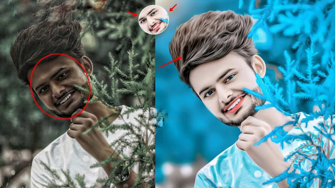 Face smooth photo editing and background photo editing by Diveshkumar516 |  Fiverr
