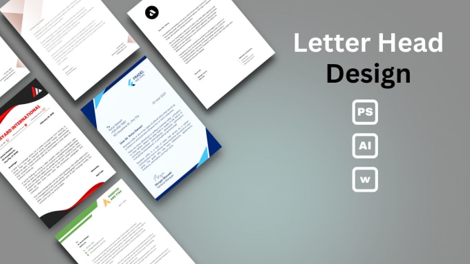 Create professional letter head design for your company by Prablox | Fiverr