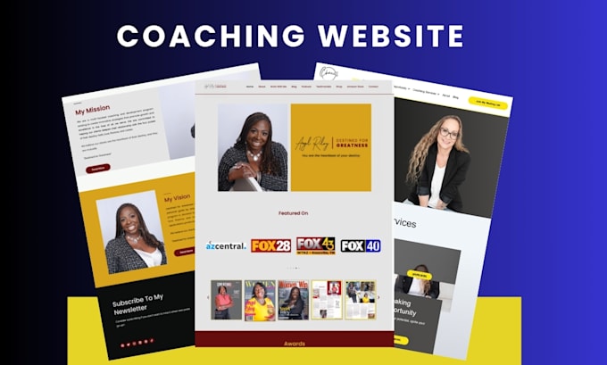 design life coaching website coaching website career website online course