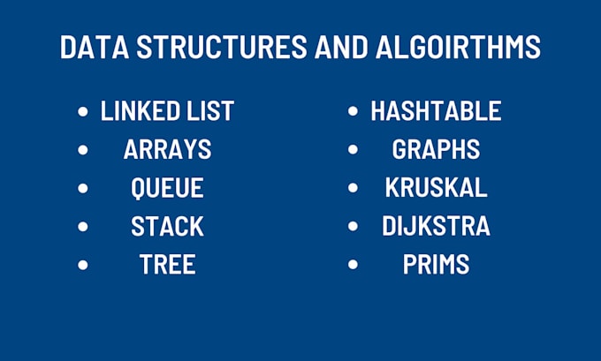 Do data structures and algorithms project by Aveenash54 | Fiverr