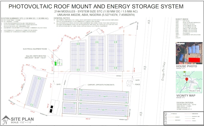 design commercial solar permit and bess