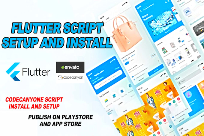 Do flutter app script setup and install on codecanyone flutter script ...