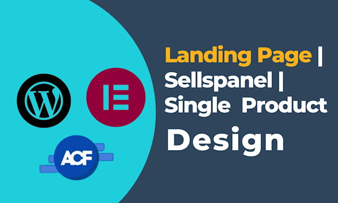 create landing page and complete wordpress website