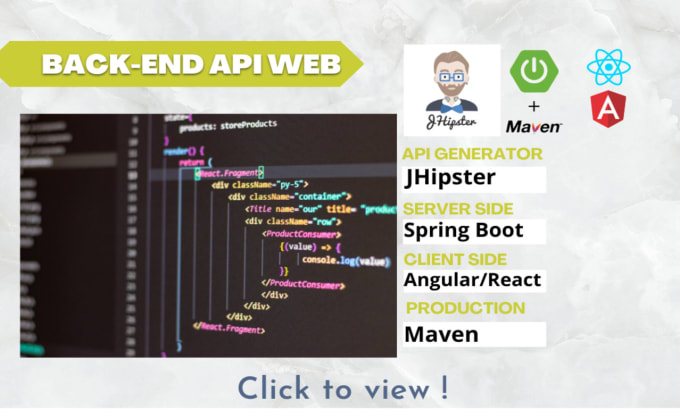 Create web application using shop spring boot