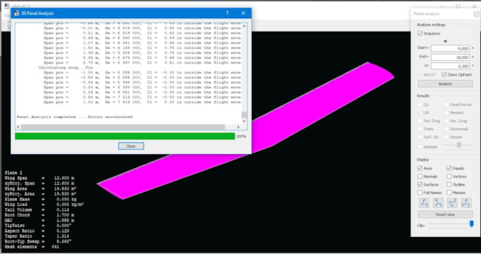solve xflr5 uav design problems