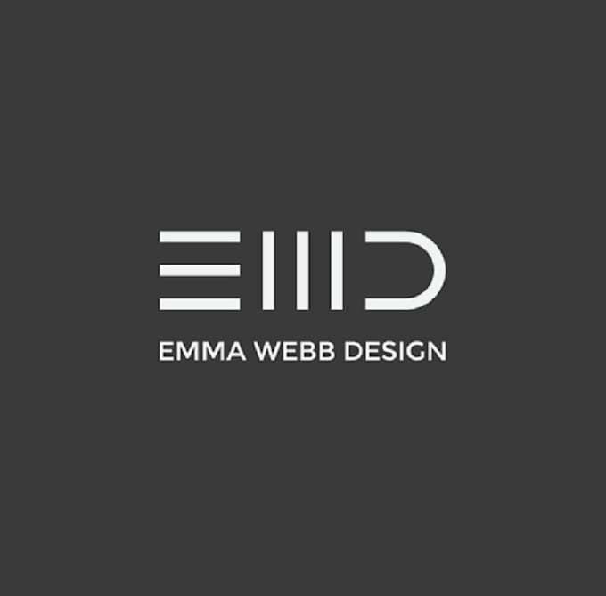 create a strong minimal beautiful logo for interior design practice