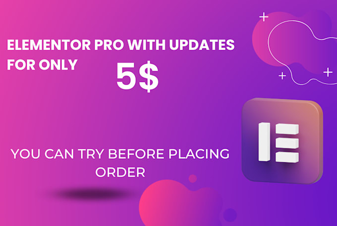 setup or sell elementor pro licensed with lifetime upgrades only for 5 usd