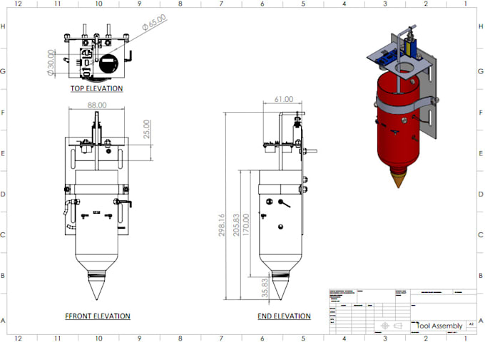 create engineering 2d and 3d drawings of objects