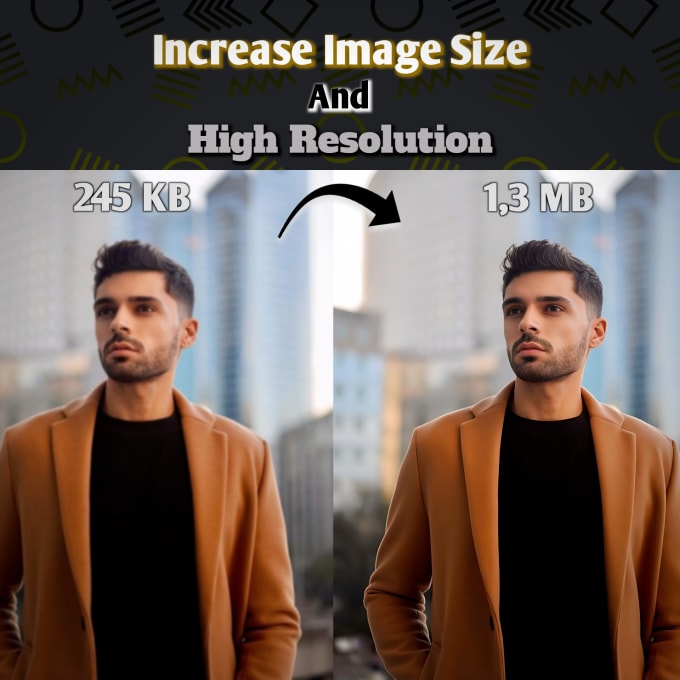 Increase image size and increase resolution by Pandoewahyoe | Fiverr