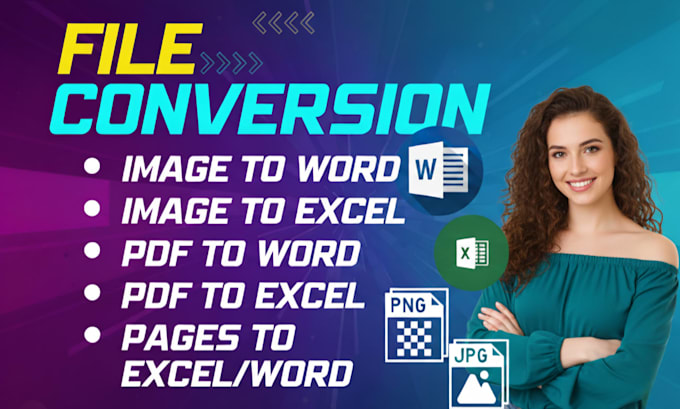 do file conversion, data entry, data scraping, typing job