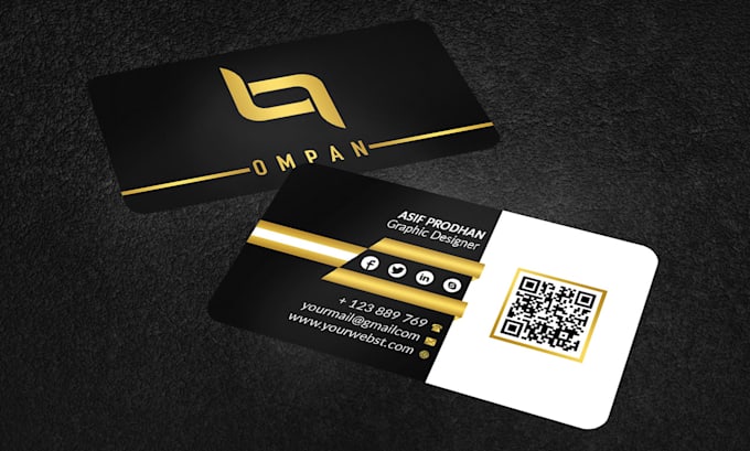 do luxury business card design with print ready