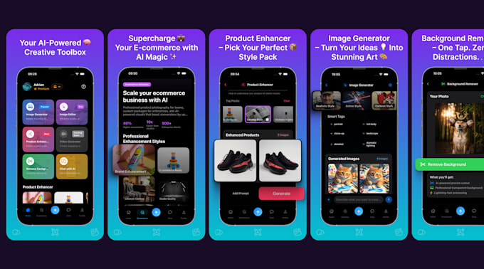 create app screenshot for google play and app store