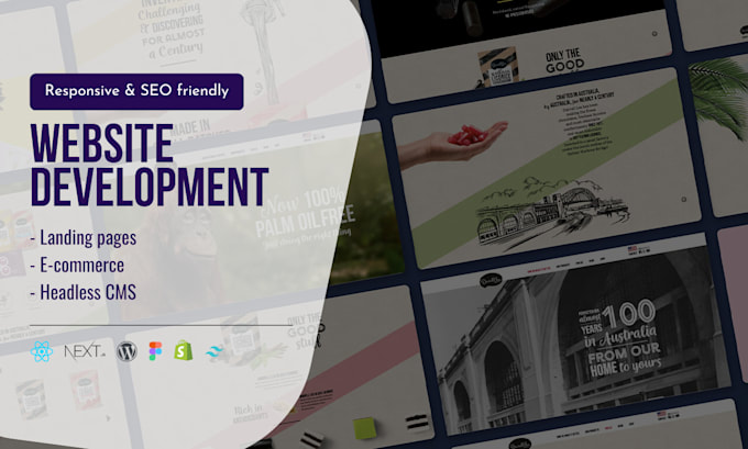 build a responsive and SEO friendly website with modern tech stack