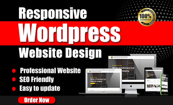 design a unique and responsive wordpress website