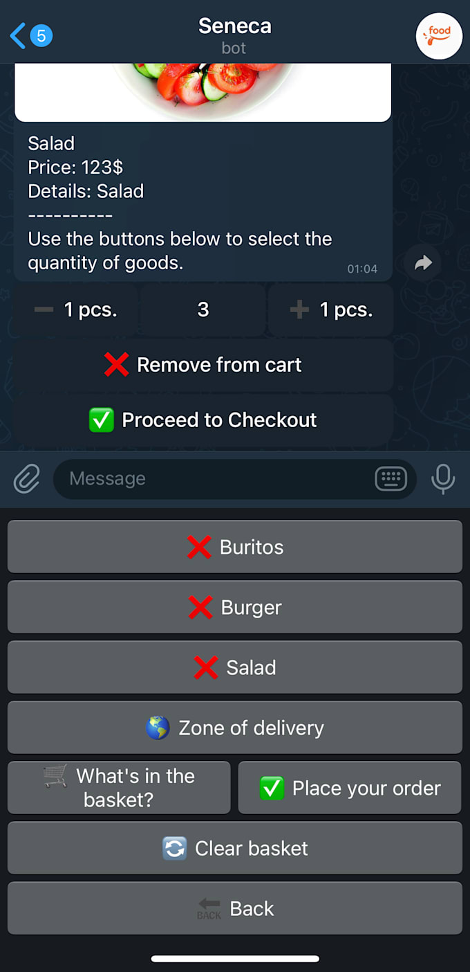 Create to shop in telegram by Mkurchin Fiverr