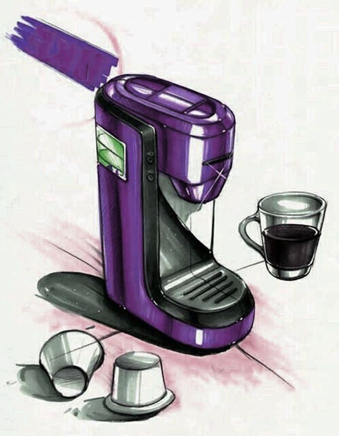 Do product design sketch, 3d cad and rendering by Nanikabosman | Fiverr