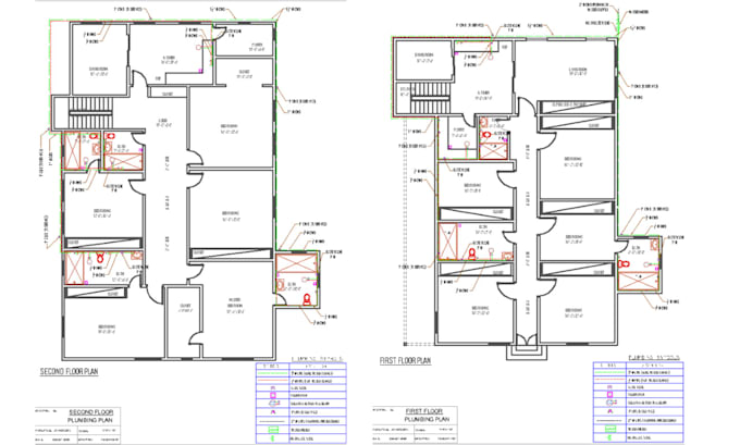 create anything in autocad,2d floorplans,elevations,sections