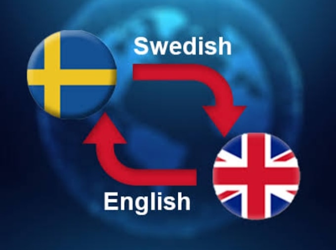 Translate english to swedish and swedish to english by haramnaseeb fiverr