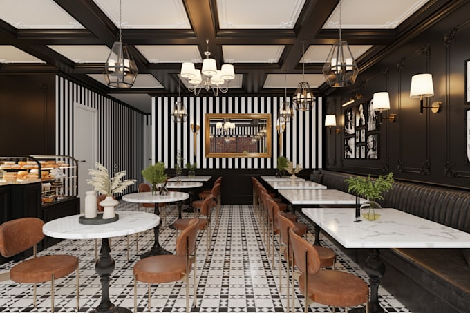 design or render realistic 3d interior design