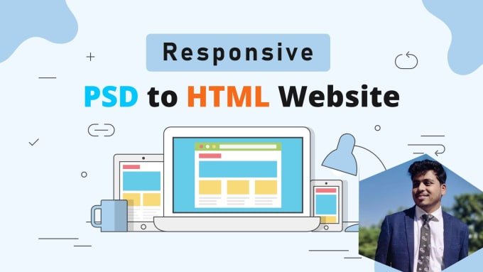 Create responsive websites using html css javascript by Tanfix | Fiverr