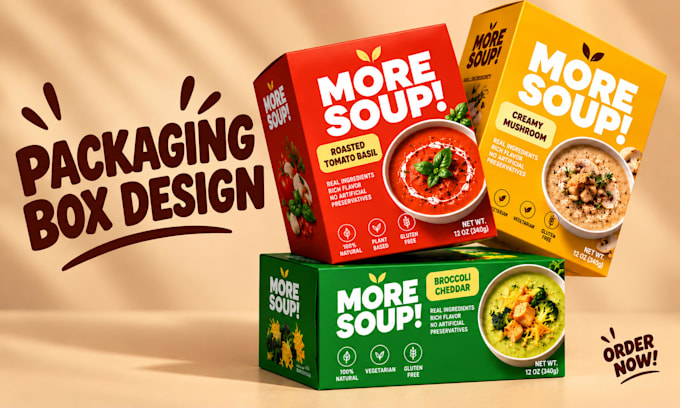 create a stunning amazon product packaging box design