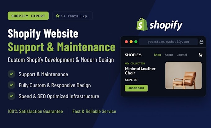 fix shopify bugs, do theme customization and shopify maintenance