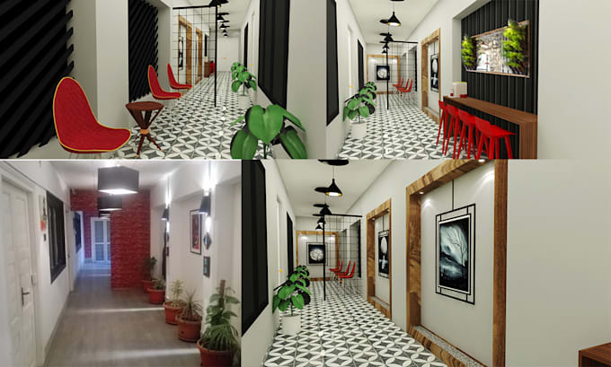 do virtual staging, renovation for home office real estate