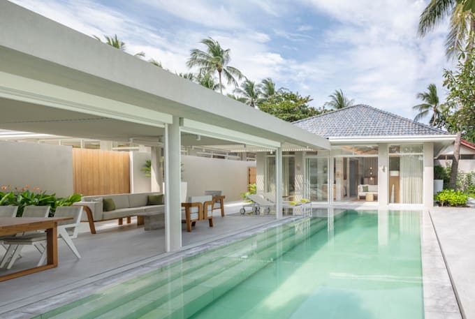 do real estate image multi path and retouching
