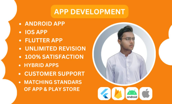 Do android and ios app development using flutter by Designing_hacks ...