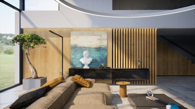 design interactive 3d interior exterior virtual tour in unreal engine 5