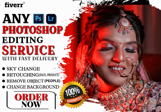 do any photoshop editing work quick fast delivery