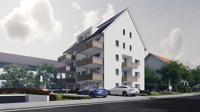 visualize your exterior design with stunning 3d render