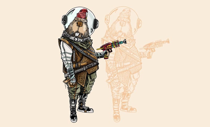 create unique character designs and concept art for you