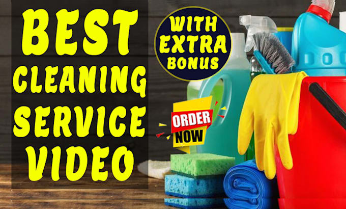 do cleaning service video or cleaning company ads cleaner promo