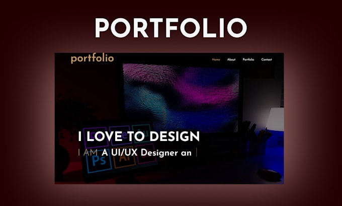 Create a portfolio website,resume based on html css js by Ab_grafix_132 ...