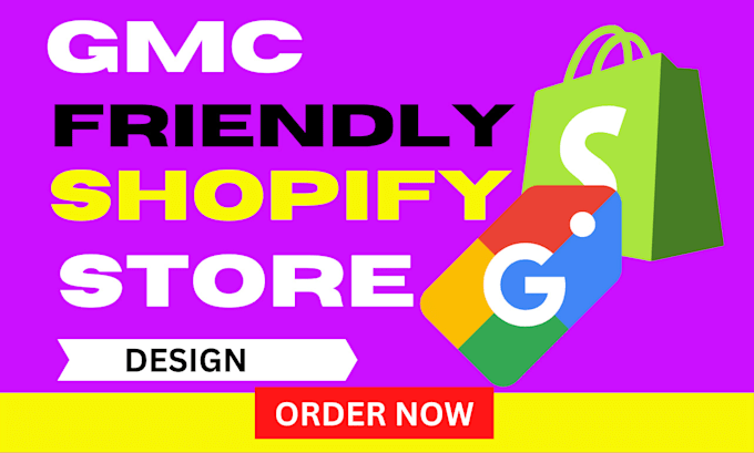 design gmc friendly shopify dropshipping landing page