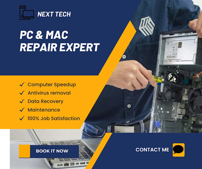 fix and optimize your windows mac laptop PC remotely