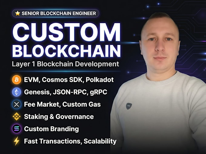build custom blockchain layer 1 fork with evm cosmos explorer wallet