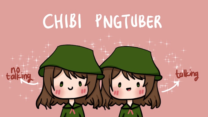 draw your oc or character in chibi style for pngtuber