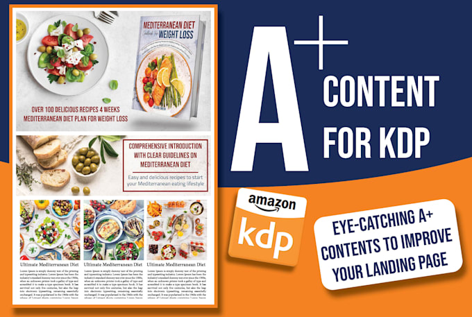create stunning a plus content for your books on amazon KDP