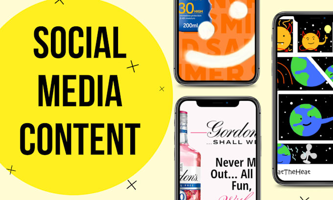 Create engaging social media posts for your business by Robinson_z | Fiverr
