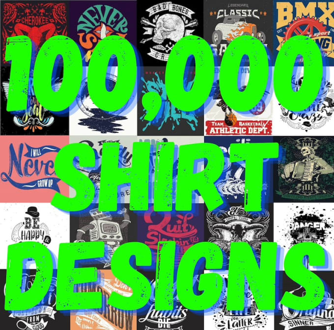 Deliver 100k tshirt designs with ready to print by Pradeepshettybb | Fiverr