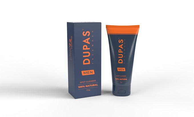 design packaging box and 3d rendering mockup for amazon ebay or ecommerce