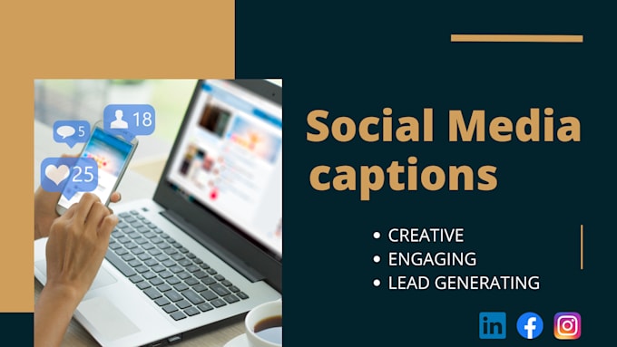 Write engaging social media captions by Harshkheraa | Fiverr
