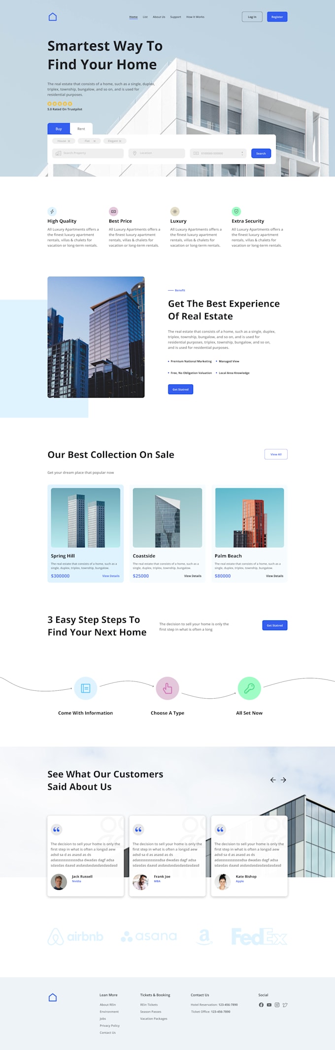 Ux ui landing page design by Alex_oveskov | Fiverr