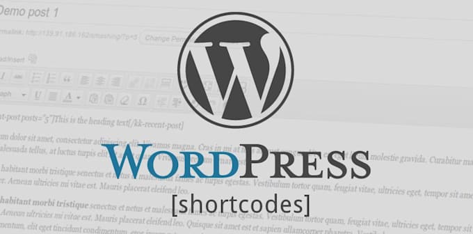 create a wordpress shortcode