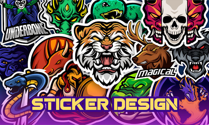 make sticker designs illustrations merchandise apparel