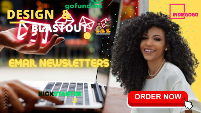 Design ui ux email newsletter templates for your crowdfunding campaign