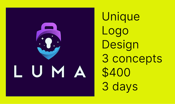 design a creative and unique logo and brand identity