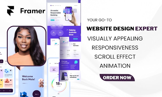Design mobile app ui in figma, framer or webflow by Lizzy_james29 | Fiverr